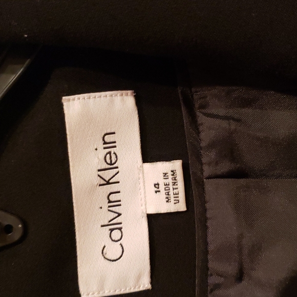 Calvin Klein Black Blazer Size 14 - Picture 3 of 16